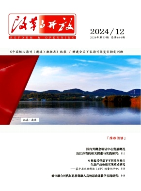 《改革与开放》2024年23期目录