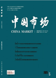 《中国市场》2025年13期目录