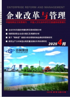《时企业改革与管理》2025年07期目录