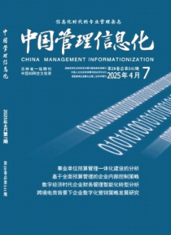 《中国管理信息化》2025年07期目录