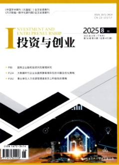《投资与创业》2025年08期目录