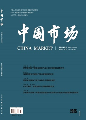 《中国市场》2025年02期目录