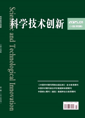 《科学技术创新》2025年1期目录