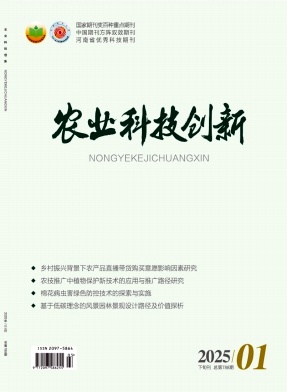 《农业科技创新》2025年03期目录