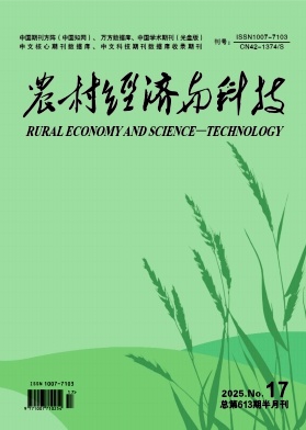 《农村经济与科技》2025年17期目录