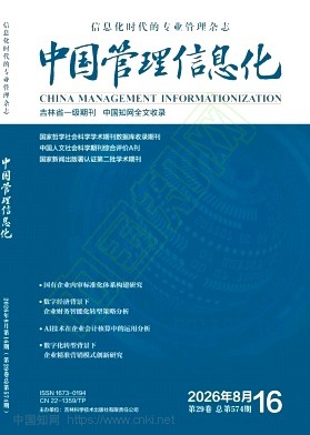 《中国管理信息化》2026年16期往期目录